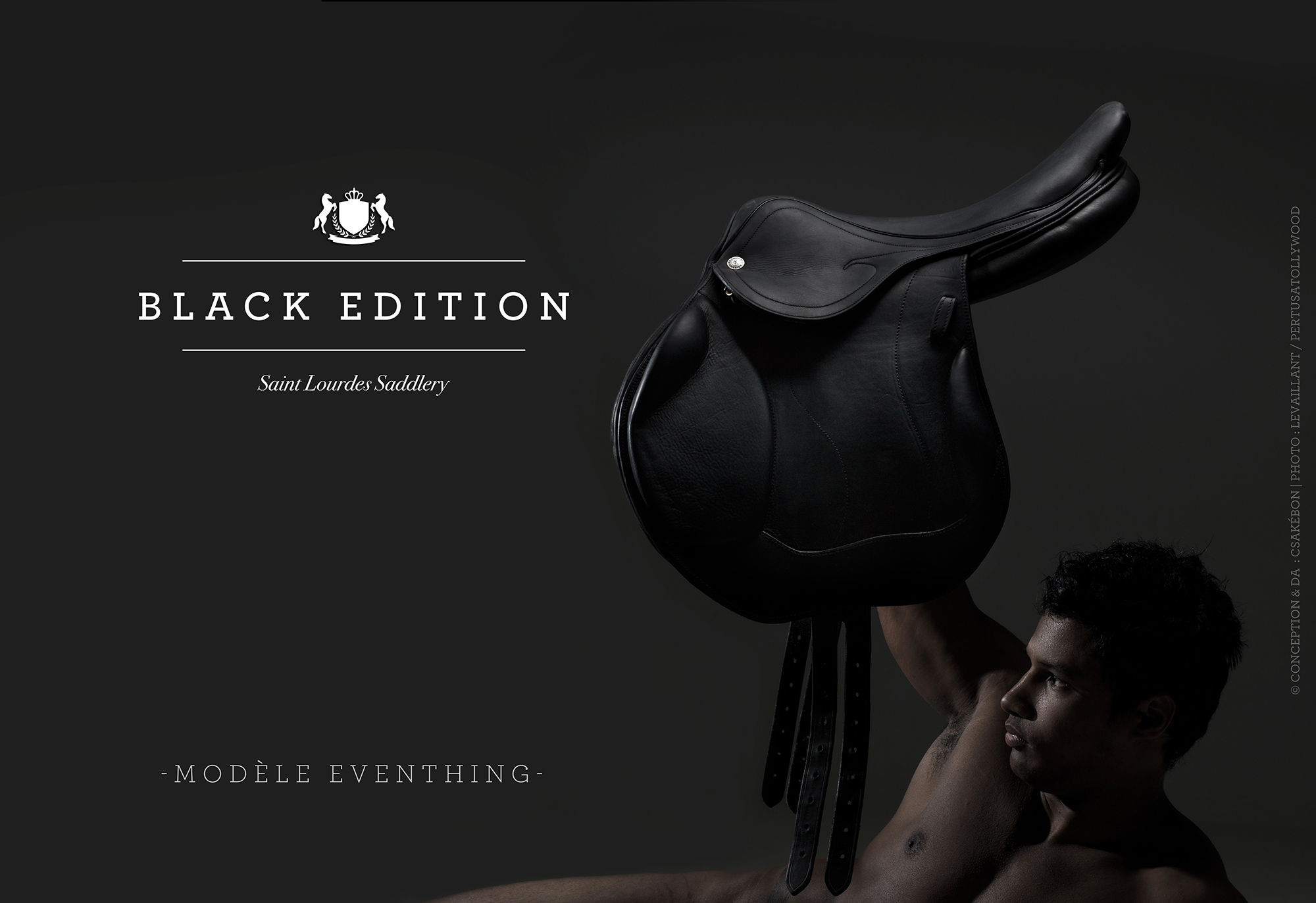 Csakébon - Black Edition - Saint Lourdes Saddlery - All rights reserved